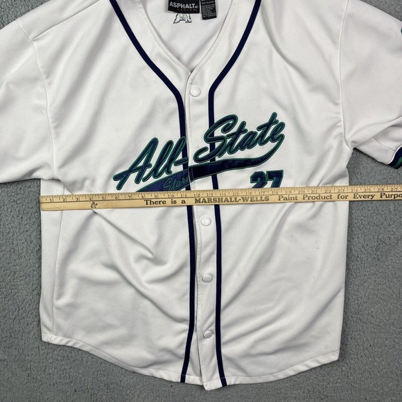 Starter All Star Asphalt Legends Los Angeles Jersey Baseball 27 Size Large 42/44 - Picture 11 of 11